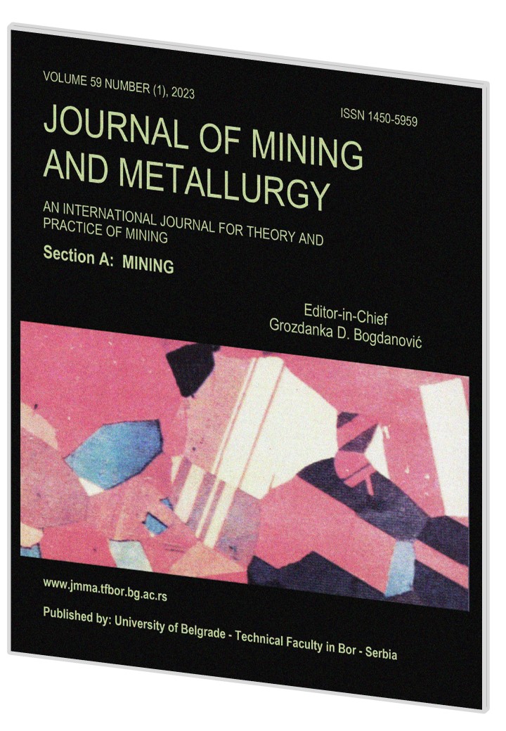~Journal of Mining and Metallurgy, Section A: Mining