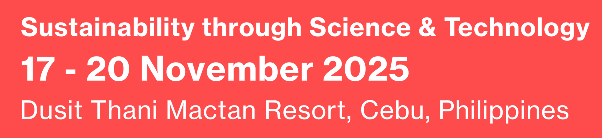 SIPS 2025 takes place from November 17-20, 2025 at the Dusit Thani Mactan Resort in Cebu, Philippines